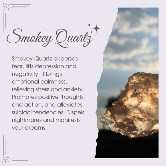 Smoky Quartz Point Wands Crystals - Picture 2 of 2